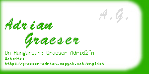 adrian graeser business card